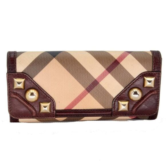 Burberry NovaCheck Studded Large Wallet BB-1104P-0001